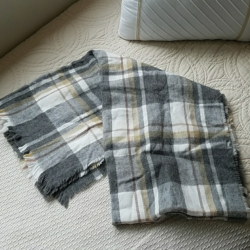 plaid scarf